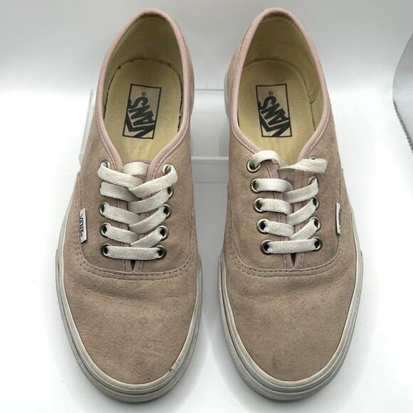 VANS Authentic (Pig Suede) Unisex 8.5 W 7M Tan Scotchgard Protection - Picture 2 of 9
